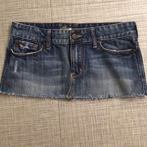 Jean Mini Skirt